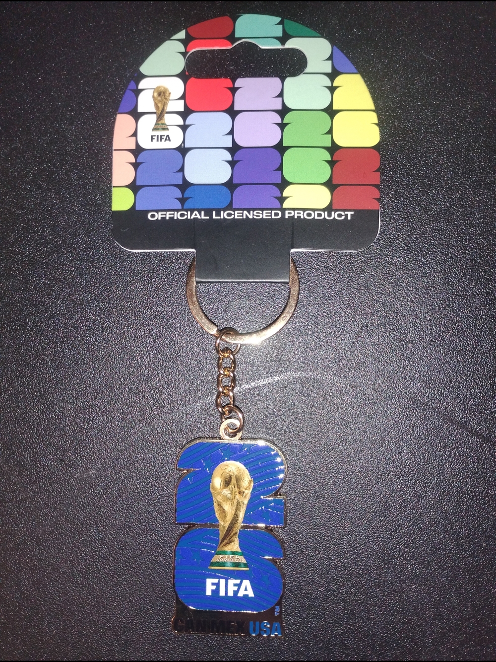 FIFA Blue World Cup Keychain - Official Licensed Product
